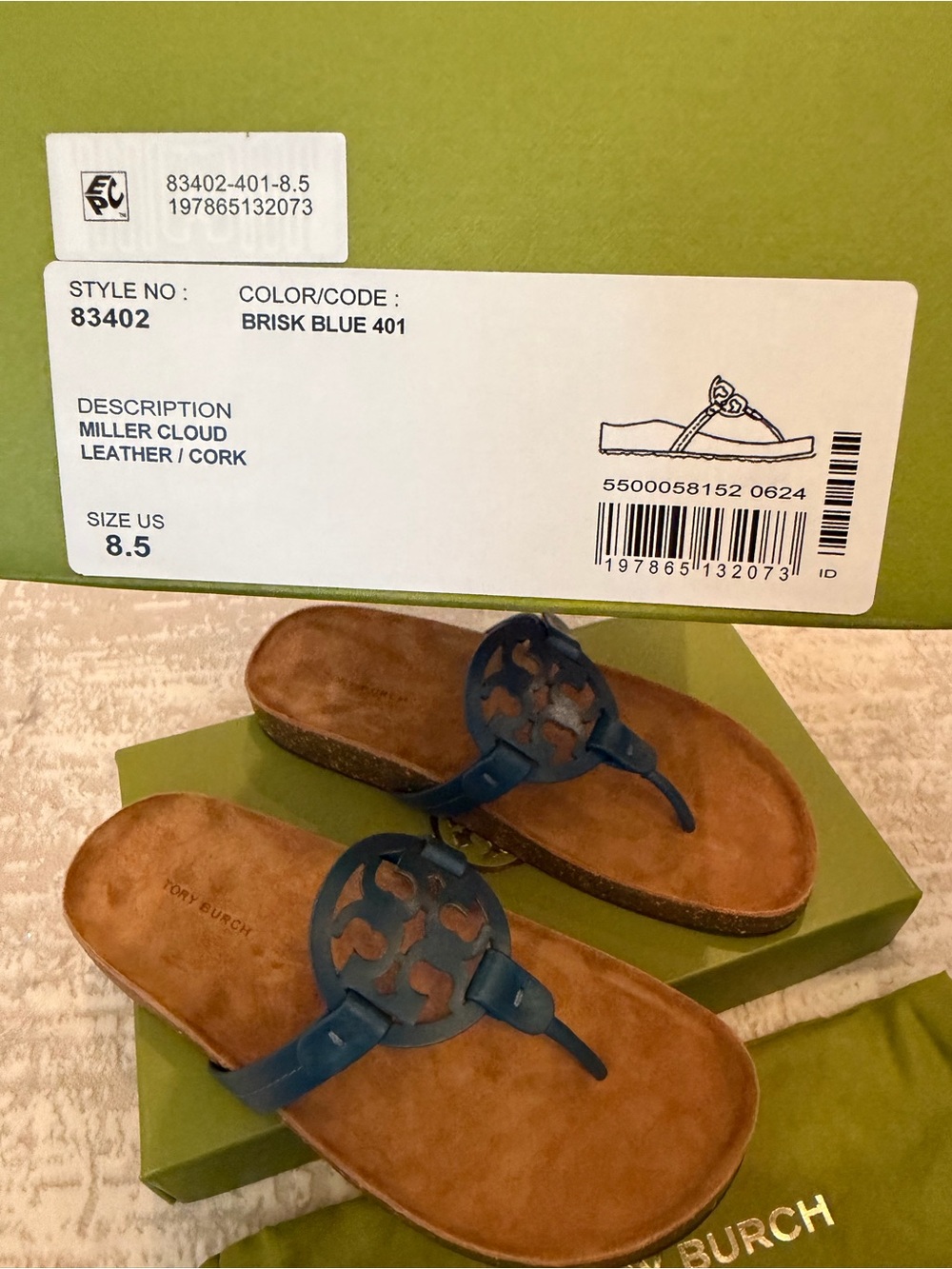 Tory Burch Miller Cloud Sandals - Picture 8 of 8